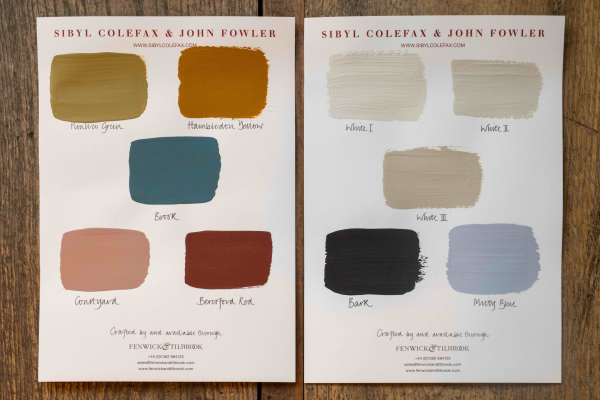 Sibyl Colefax & John Fowler Colour Card